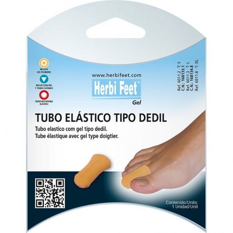Tubo Elástico Tipo dedil con Gel-S - 6 Uds