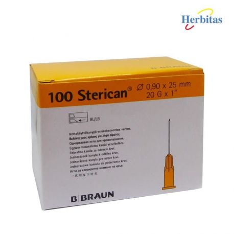 Agujas Sterican Amarillo 25x9