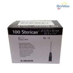 Agujas Sterican Negro 30x7