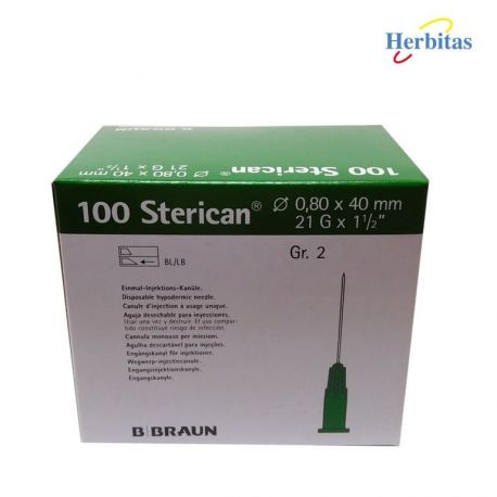Agujas Sterican Verde 40x8