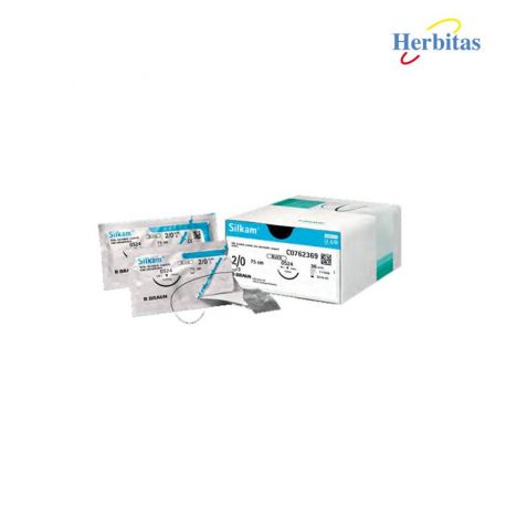 Seda Sutura Silkam HS26.3/0