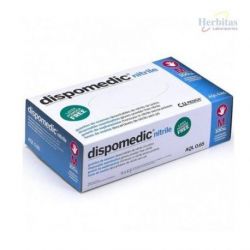 Guantes Nitrilo Azul Dispomedic S
