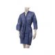 Bata cliente desechable tipo Kimono, 10 und.