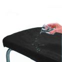 Cubrecamillas IMPERMEABLES CON goma ajustable NEGRAS, 95 x 220 cm. ( OFERTA CAJA 100 und )