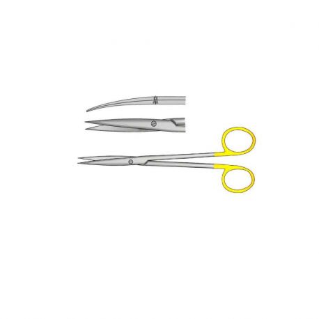 Tijera Metzenbaum Curva TC 14cm