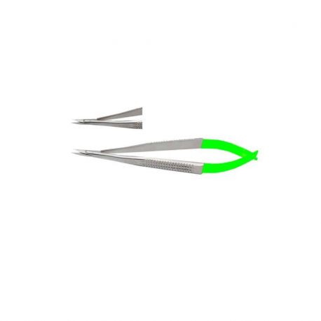 Tijera Castroviejo LiquidSteel Tungsteno Curva 18cm