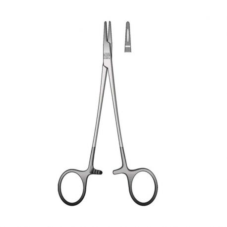 Porta Agujas Crile Wood Line Black 18cm