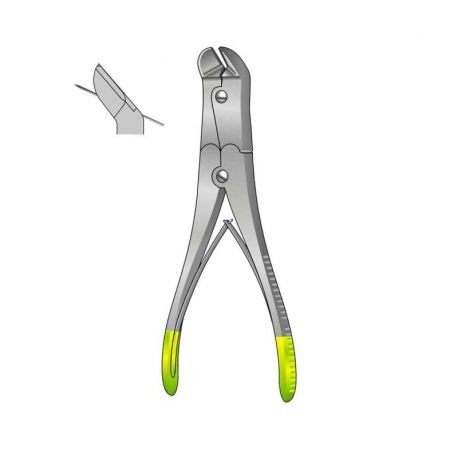 Cizalla para Cortar Alambre Curva 23cm