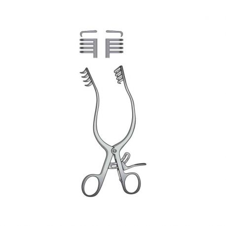 Retractor de Autorretención Adson 26cm
