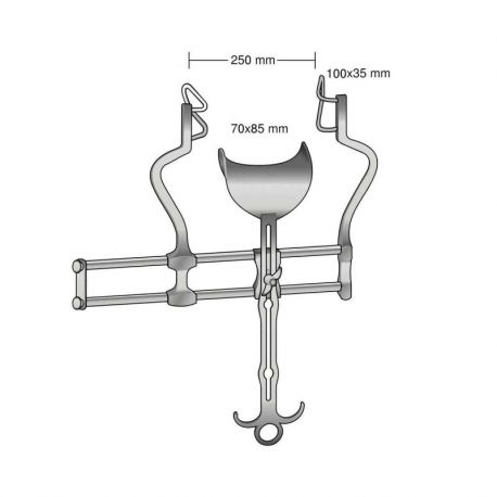 Balfour Separador Abdominal 250mm