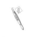 Pinza Pherson Sutura Sin Diente Curva 10cm