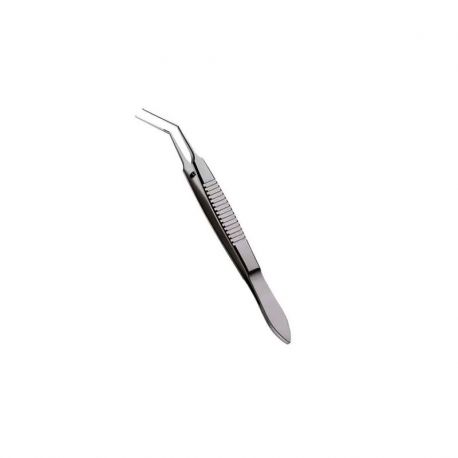 Pinza de Capsulorrexis Masket Delicada Mandíbulas 10cm Punta Triangular