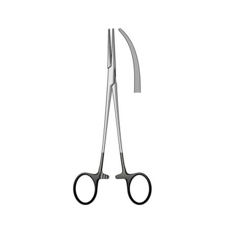 Pinza Kocher Curva Linea Black 18cm