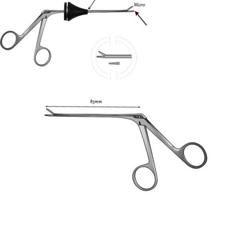 Pinza Hartmann Cocodrilo Fino 8,5cm