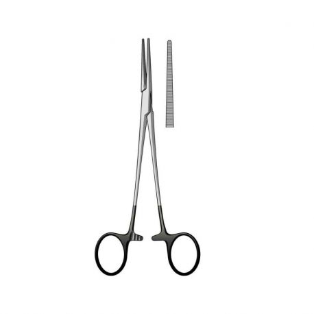 Pinza Kocher Recta Linea Black 16cm