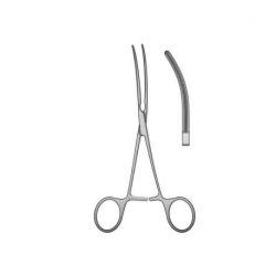 Pinza Clamp Intestinal Atraumática Curva 16cm