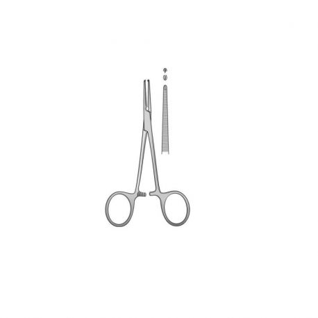 Pinza Kocher Recta 14cm Con Diente