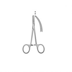 Pinza Kocher Curva 16cm Con Diente