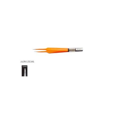 Pinza Bipolar Antiadherente Silver Recta Conexión EU 12cm