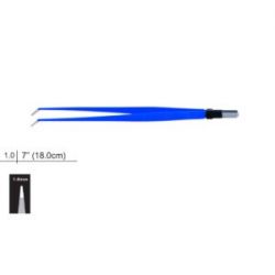 Pinza Bipolar Curva Conexión EU 18cm