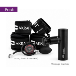 Pack Manguitos Oclusión (BFR) + Masage Gun Mini