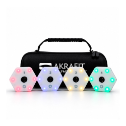 Luces de Reacción Akrafit React - Set de 4 luces