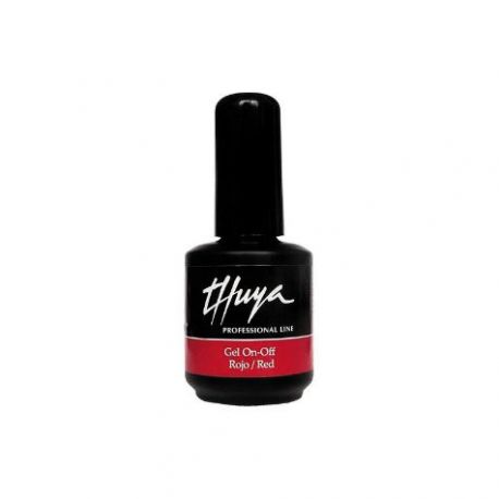 Thuya Gel On/Off Red Rojo 14 ml.