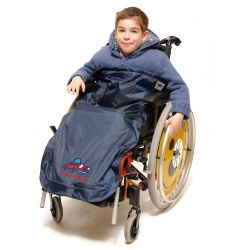 Forro Polar para piernas infantil para silla de ruedas 7 - 10 años