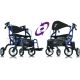 Airgo Fusion™: andador y silla de ruedas en uno. Plegable.
