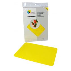 Alfombrilla anti-deslizante rectangular Able2 amarillo L 45,5 x B 38,5 cm
