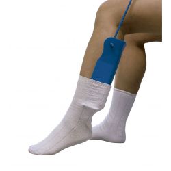 Calzador de calcetines Sock-Assist. Un cordel