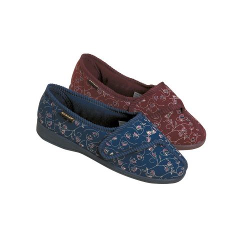 Zapatillas cómodas y antideslizantes femeninas Carmen Bluebell, num 38. Azul