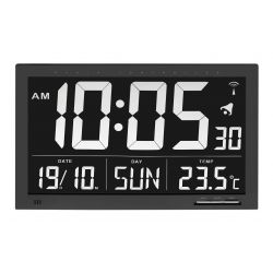 Reloj radiocontrolado con indicador de temperatura XL