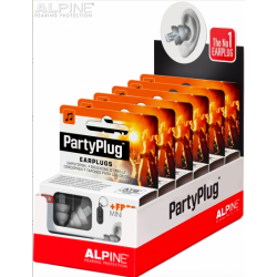 Tapones Alpine PartyPlug en cajas para display